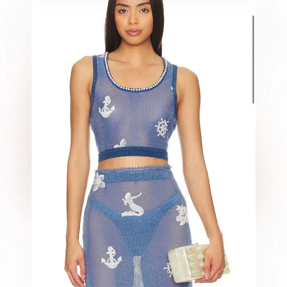 Agua Bendita Blue Sheer Nautical Set - Picture 5 of 6